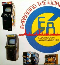 Rampage Arcade Flyer Konami GT ZX 2000 Original NOS 1986 Electrocoin Vintage - £38.27 GBP