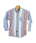 Chaps Ralph Lauren Shirt Men&#39;s Size 16 32/33 Blue Red White Color block ... - €9,33 EUR