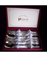 2 Set Spoon Chopsticks Chop Sticks Kitchen Art Traditional Bronzeware Ri... - $66.49 CAD