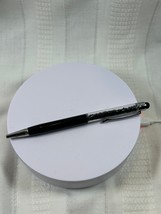 (#223) - BLACK OBSIDIAN CRYSTAL CHIP PEN - NEW - $93.78 MXN