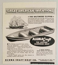1949 Print Ad Aluma Craft Aluminum Boats Baltimore Clipper Minneapolis,MN - $10.25