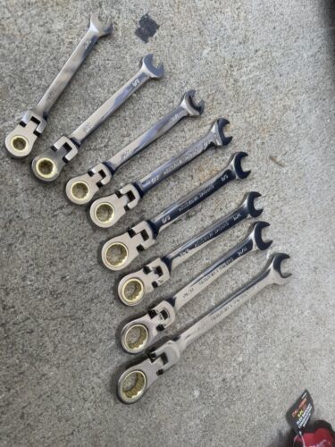 8pcs Flex Ratchet Combination Wrench Sae - $40.19