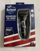Barbasol Rechargeable Electric Foil Shaver with Stainless Steel Blades  - £7.99 GBP