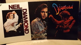 Neil Diamond 1986 has ticket stub,84&#39;,80&#39; (3) Tour Concert Program Souve... - £39.31 GBP