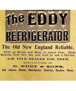 The Eddy Refrigerator New England 1894 Advertisement Victorian Appliance... - $366.69 MXN
