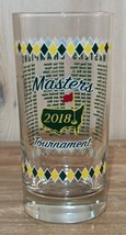 2018 Masters Golf Tournament Champions Commemorative Highball Glass Augusta 13oz - £18.51 GBP