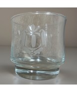 Monogram D Etched Rocks Whiskey Glass Heavy Vintage Tumbler ⚡️ - $278.74 MXN