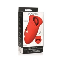 Shegasm Lickgasm Kiss + Tell Silicone Kissing &amp; Vibrating Clitoral Stimulator  - £47.95 GBP