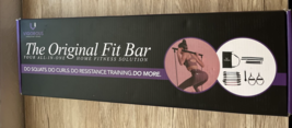 Resistance Band Bar for Fitness Workout Pilates Bands Bar Adjustable Portable - £46.25 GBP