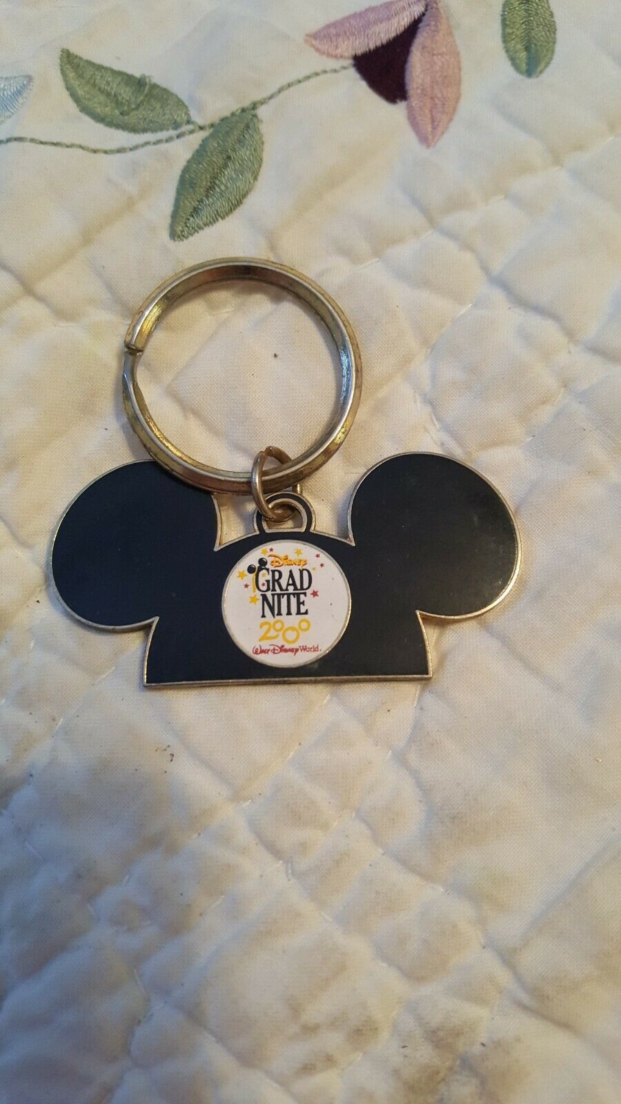 Walt Disney World Grad Nite Event Mickey Mouse Ear Hat Ears Key Chain - $4.89