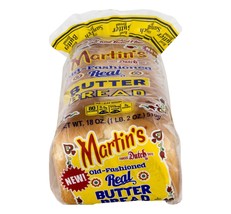 Martin&#39;s Old-Fashioned Real Butter Bread- 16 slice 18 oz. (3 Loaves) - $27.67