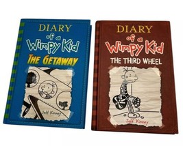 The Getaway (Diary of a Wimpy Kid Book 12) Hardcover &amp; The Third Wheel Lot of 2 - $16.10