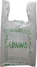 PUREVACY Plastic Thank You Bags with Handles, Polyethylene Thank You Pla... - £79.50 GBP