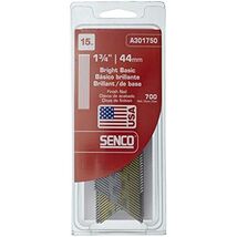 Senco A301750 15 Gauge x 1-3/4 Inch Bright Basic Finish Nail - $29.97