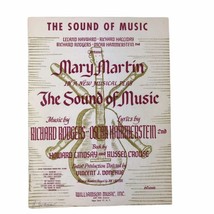 Sheet Music The Sound Of Music 1959 Mary Martin Vintage Broadway Show Song - £11.21 GBP