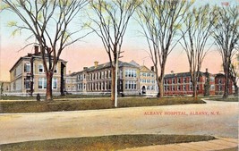Albany New York ~ Città Ospedale Cartolina 1910s - £7.08 GBP