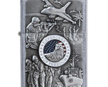 Zippo Windproof Lighter Joined Forces Emblem Street Chrome - £119.87 GBP