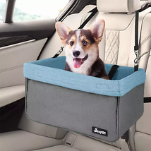 JESPET Portable Dog Booster Seat for Cars - Safe Travel Carrier for Pets up to 2 - £37.51 GBP