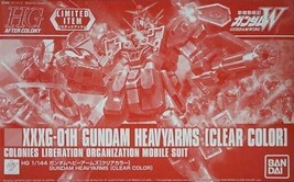 Hg P-Bandai XXXG-01H Gundam Heavyarms [Clear COLOR]--1/144 Scale Model Kit--NIB - £38.39 GBP