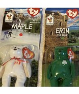 Ty Teenie Beanie Babies 1999 McDonalds Erin and Maple - $19.80