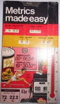 Vintage Metrics Made Ease Free Gift From Spencer Gifts 1973 - £2.34 GBP