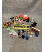 Junk Drawer Lot Toys Hot Wheels Simpsons Mickey Mouse Rubber Ducky KG RR49 - £16.28 GBP