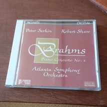 Peter Serkin &amp; Robert Shaw Atlanta Symphony Brahms Piano Concerto 1 (Cd 1986) Ex - £13.93 GBP