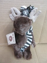 NOS Boyds Bears Markle Moose 590070 Winter Scarf Plush Limited Numbered  B63 C - £44.51 GBP