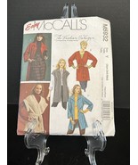 McCall's M5932 Misses Fashion Cardigans Belt Sewing Pattern Uncut Sizes XS-S-M - $4.94