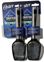 2 Pack Oster Kitchen Grater Stainless Steel Shred Vegetables Hard Cheese - $484.45 MXN