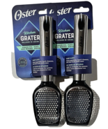 2 Pack Oster Kitchen Grater Stainless Steel Shred Vegetables Hard Cheese - $484.45 MXN