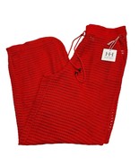 Haute Hippie Pants Womens Red Open Knit Wide Leg Cover Up Boho Festival ... - €23,44 EUR