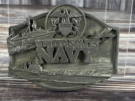 Vintage 1987 Siskiyou US United States Navy Belt Buckle G-50 - Nice! - $9.99