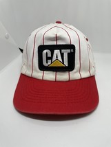 Caterpillar Snapback Hat Embroidered Patch Striped Cat KC - $12.46