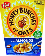 Post Honey Bunches of Oats with Almonds Cereal 50 Ounce EXP 01/2026 - $364.25 MXN