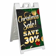 Christmas Sale Save 30% Signicade 24x36 A Frame Sidewalk Sign Double Sided - £33.60 GBP+