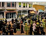 View on Boardwalk Atlantic City New Jersey NJ UNP 1910  DB Postcard R15 - £2.29 GBP