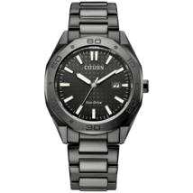 Citizen Eco-Drive Gray Stainless Steel Strap Men Watch - £295.65 GBP