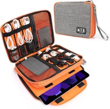 Luxtude Large Electronics Organizer, 11&quot; Travel Cord Organizer, Large Cable - £30.87 GBP