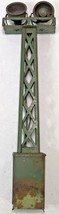 Metal Flood Light Towers green  11-1/4&quot; Tall. &amp; Street Lamp 7-1/2 Tall - $24.63