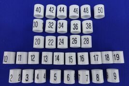 Hanger Size Markers Small White Bag of 50 - $6.22