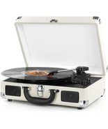 Digitnow! Turntable Record Player 3 Speeds With Built-In, Suitcase Design. - $63.08 CAD