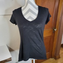 Womens Athleta Black Thin T-shirt Size Small - $18.55