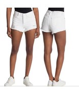 BlankNYC Button Fly Distressed High Rise Cut-Off Shorts White 29 - $48.02 CAD