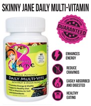 High Potency Daily Multi Vitamin by Skinny Jane - Supports Weight Loss (60 caps) - £21.93 GBP