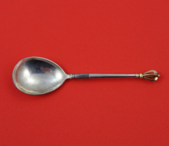 Golden Crown by W and S Sorensen Sterling Silver Ice Cream Spoon Original 4 3/8&quot; - £70.26 GBP