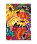 Toland Home Garden 109658 Colorful Cornucopia Fall Flag 28x40 Inch Doubl... - $29.99