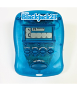 Radica Pocket Blackjack 21 Handheld Electronic Game Translucent Blue Vin... - $11.26