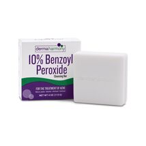 10% Benzoyl Peroxide Non Soap Cleansing Bar - DermaHarmony 4oz - 10 Bars - $86.87