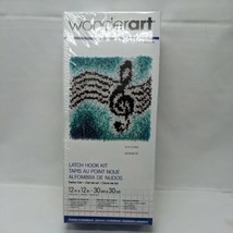 Wonder Art Latch Hook Kit 12&quot; X 12&quot; Music Note - £13.91 GBP